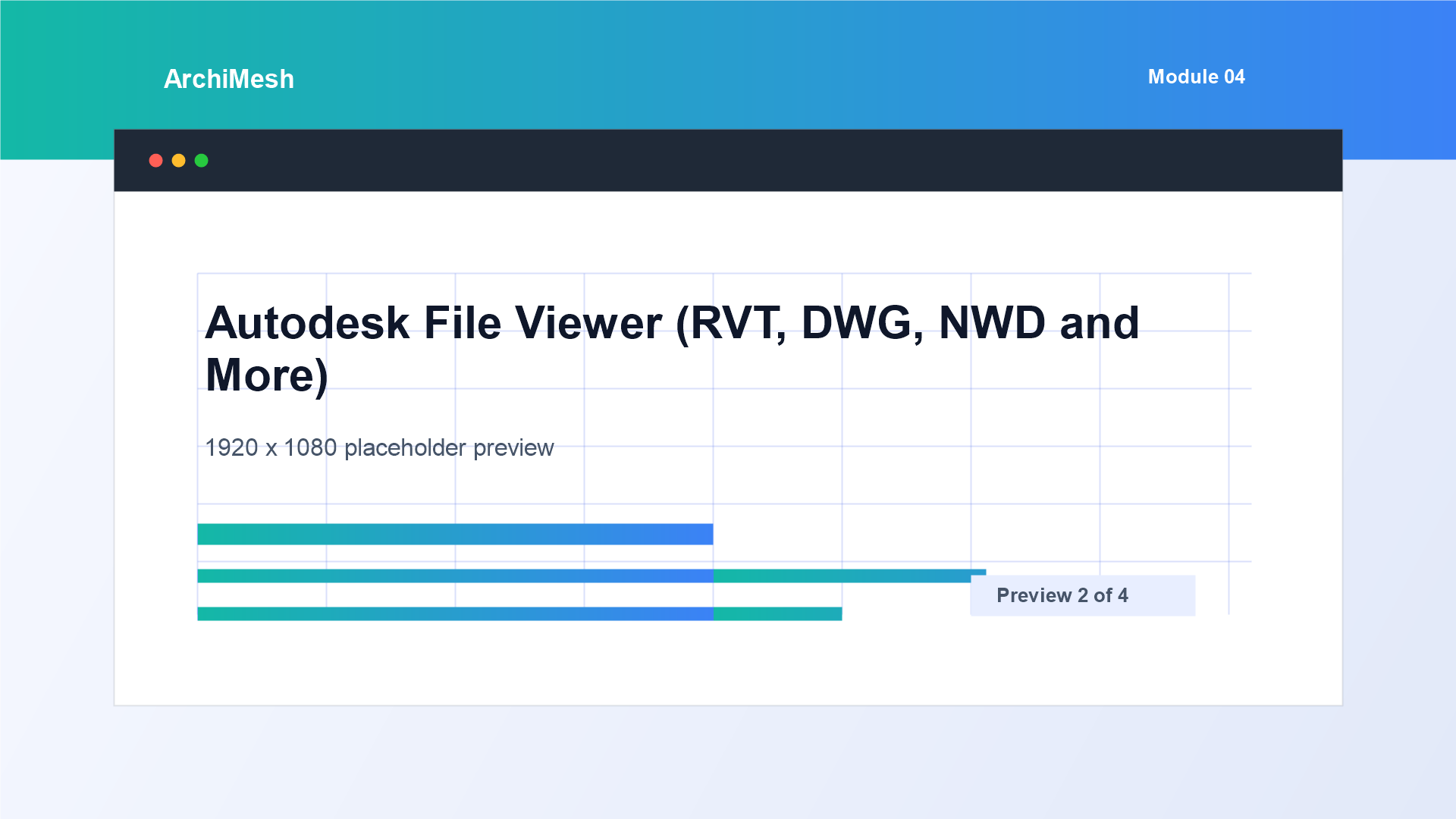 ArchiMesh Autodesk File Viewer workflow screenshot