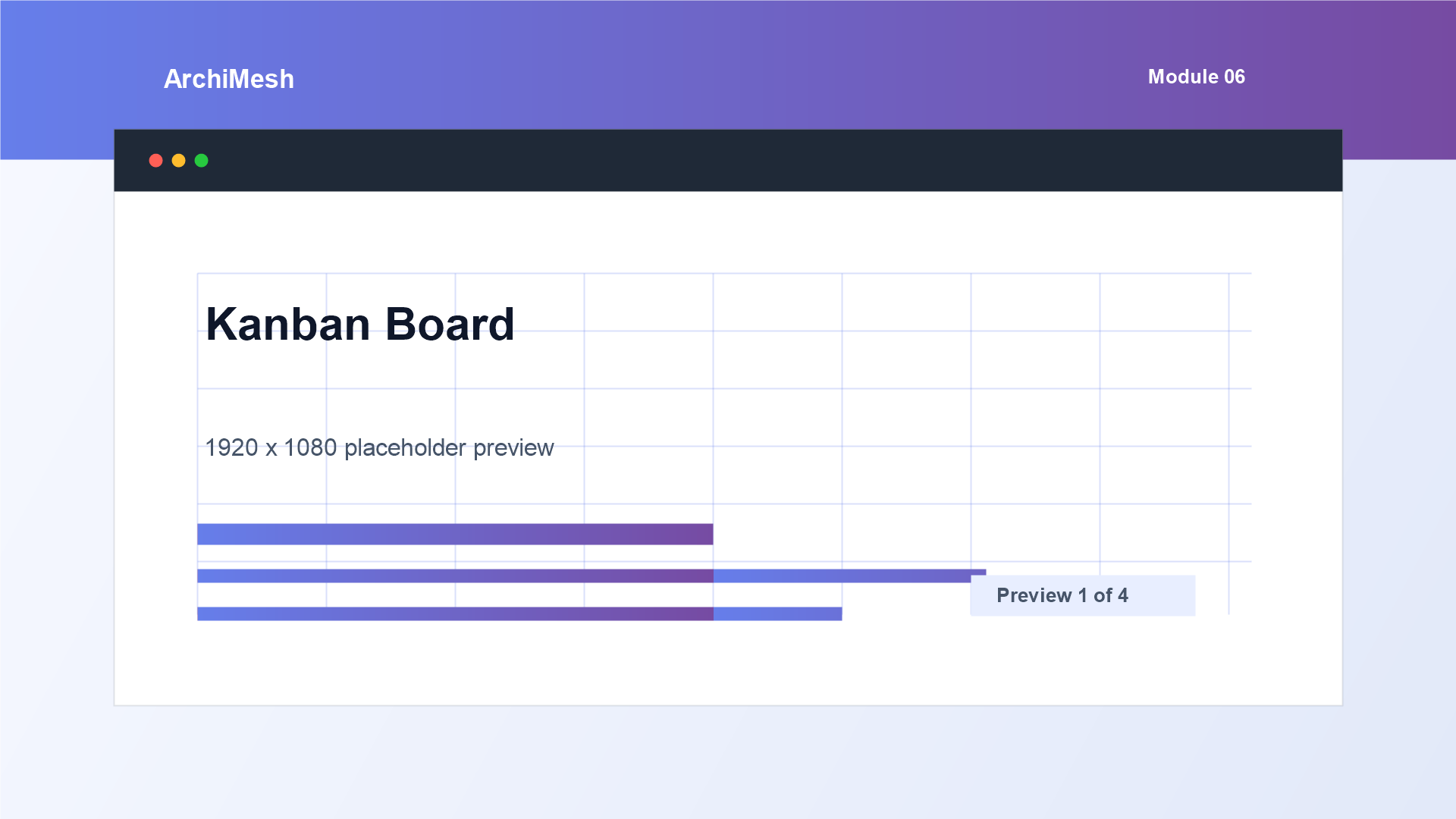 ArchiMesh Kanban Board