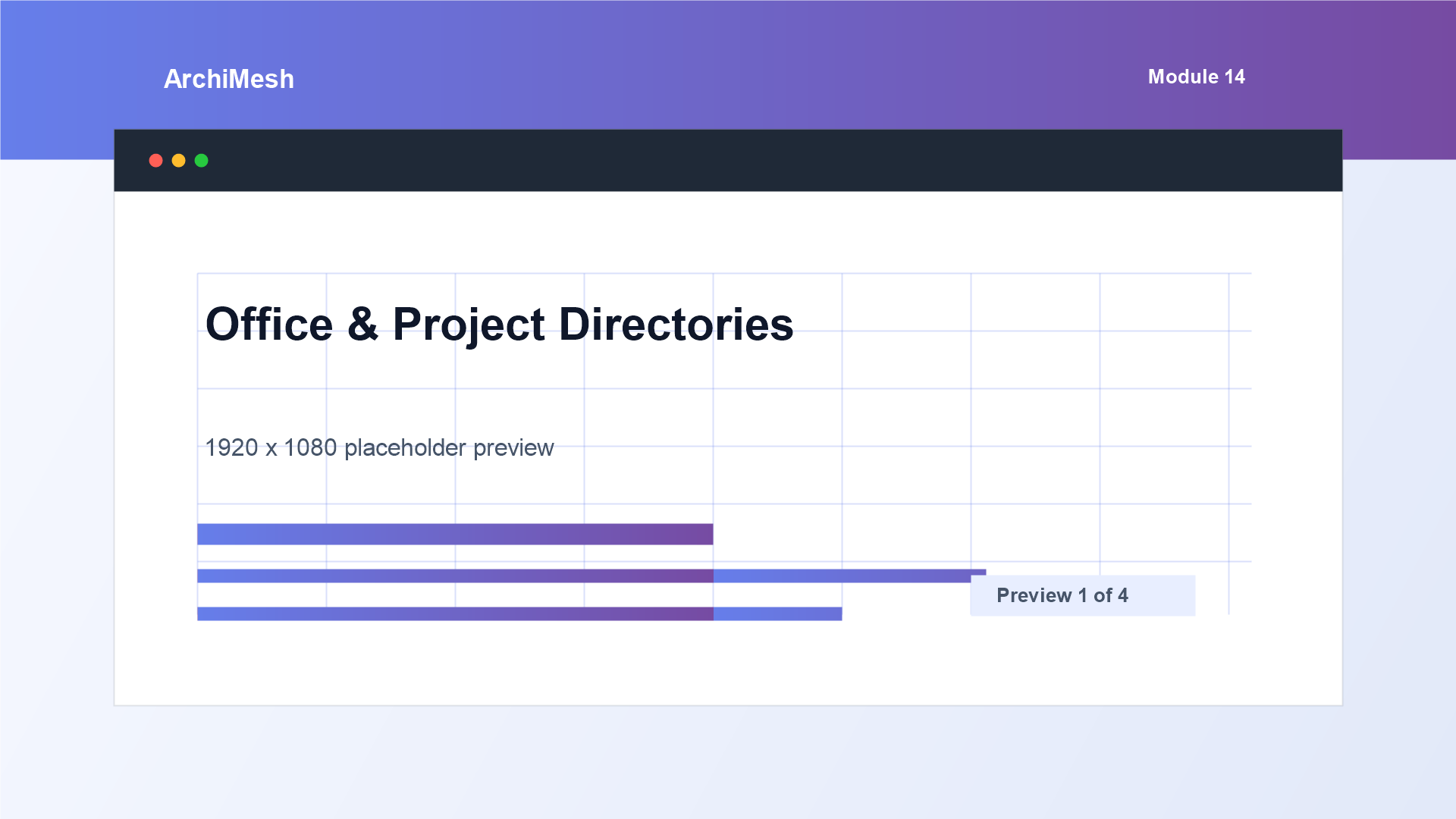 ArchiMesh Office & Project Directories