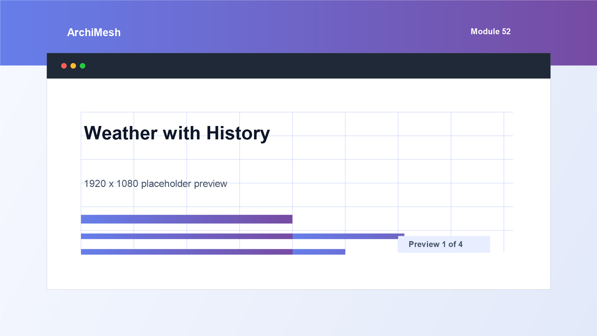 ArchiMesh Weather with History